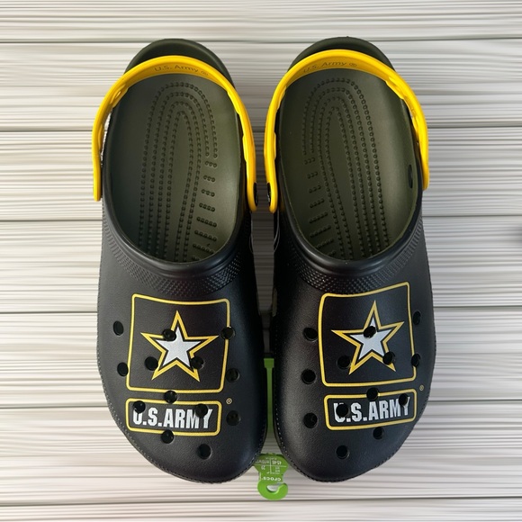 Crocs Men’s US Army Clog Size 11 NWT - Picture 5 of 13